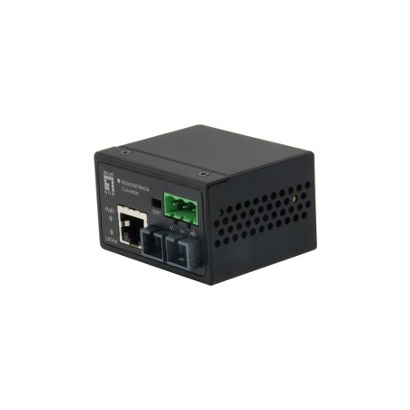LevelOne IEC-4301 convertitore multimediale di rete 100 Mbit/s Modalità singola Nero (IEC-4301)