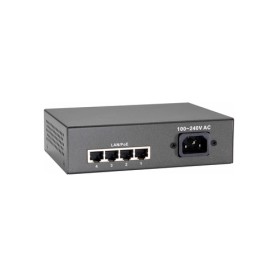 LevelOne FEP-0511 switch di rete Fast Ethernet (10/100) Supporto Power over Ethernet (PoE) Grigio (FEP-0511)