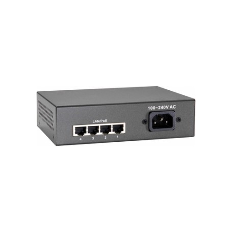LevelOne FEP-0511 switch di rete Fast Ethernet (10/100) Supporto Power over Ethernet (PoE) Grigio (FEP-0511)