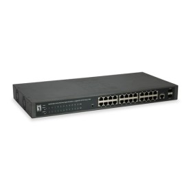 LevelOne GEP-2651 switch di rete Gestito L3 Gigabit Ethernet (10/100/1000) Supporto Power over Ethernet (PoE) Nero (GEP-2651)