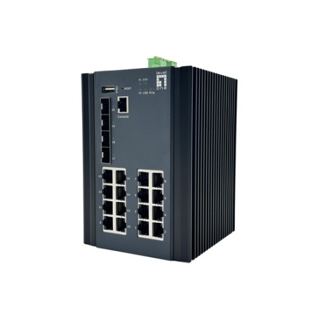 LevelOne IGU-2071 switch di rete Gestito L2+ Gigabit Ethernet (10/100/1000) Nero