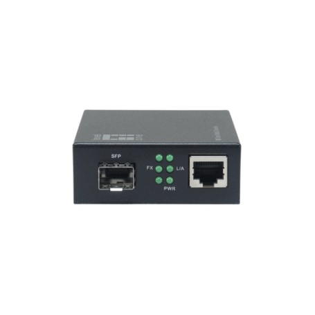 LevelOne GVM-2000 convertitore multimediale di rete 1000 Mbit/s Nero