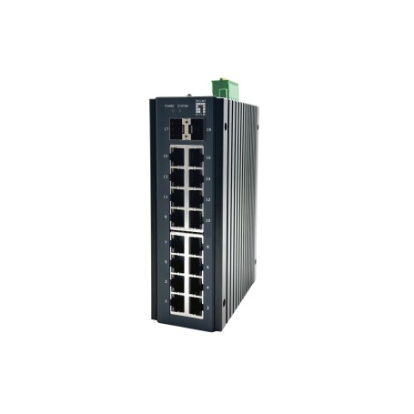 LevelOne IGP-1871 switch di rete Gestito L2+ Gigabit Ethernet (10/100/1000) Supporto Power over Ethernet (PoE) Nero