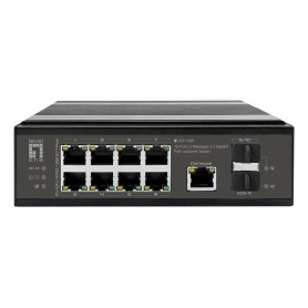 LevelOne IGP-1091 Gestito L3 2.5G Ethernet (100/1000/2500) Supporto Power over Ethernet (PoE) Montaggio da desktop/parete Nero