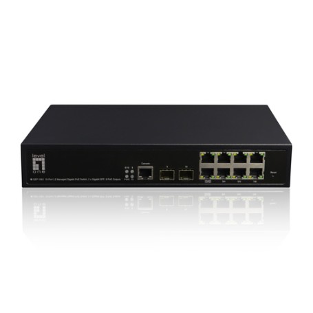 LevelOne GEP-1061 switch di rete Gestito L2 Gigabit Ethernet (10/100/1000) Supporto Power over Ethernet (PoE) Nero (GEP-1061)