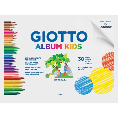 Giotto 580300 carta da disegno Foglio d'arte 30 fogli (580300)