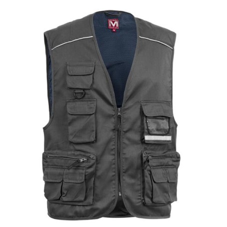 GILET POWER GRIGIO-L (E0305G-L)