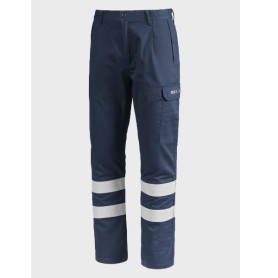 PANTALONE BLU NAVY MULTINORMA-M (X140B-M)
