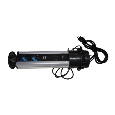 MULTIPRESA A SCOMPARSA CON 2 PORTE (LKMPT03)