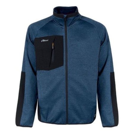 FELPA FULL ZIP HULL DEEP BLUE - S (WEY366DB-S)