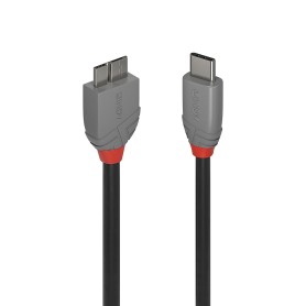 Lindy 36622 cavo USB 2 m USB 3.2 Gen 1 (3.1 Gen 1) USB C Micro-USB B Nero (LINDY36622)
