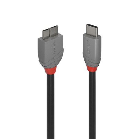 Lindy 36622 cavo USB 2 m USB 3.2 Gen 1 (3.1 Gen 1) USB C Micro-USB B Nero (LINDY36622)