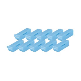 Lindy 40325 clip sicura Bloccaporte DisplayPort Blu Acrilonitrile butadiene stirene (ABS) 10 pz (LINDY40325)