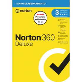 NORTON 360 DELUXE 2026 -ANTITRUFFA- 3 DISPOSITIVI 12 MESI 25GB - IT BOX (21483698)
