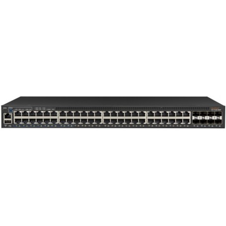 Brocade ICX 7150-48ZP Gestito Gigabit Ethernet (10/100/1000) Supporto Power over Ethernet (PoE) Nero (ICX7150-48ZP-E8X10GR-RMT3)
