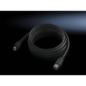Rittal DK 7030.080 cavo USB USB 2.0 3 m USB A Mini-USB A Nero (7030080)