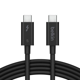Belkin INZ005HQ1MBK Cavo Thunderbolt 1 m 120 Gbit/s Nero