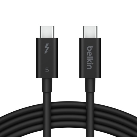 Belkin INZ005HQ1MBK Cavo Thunderbolt 1 m 120 Gbit/s Nero