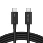 Belkin INZ005HQ1MBK Cavo Thunderbolt 1 m 120 Gbit/s Nero