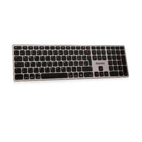 TASTIERA USB-C +A IN ALLUMINIO DARK SILVER MAC (XKKITA-MCA)