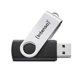 Intenso USB 128GB OFFICE LINE 3.2 Gen1 Silver-Black unità flash USB USB tipo A 3.2 Gen 1 (3.1 Gen 1) Nero, Argento (3543491)