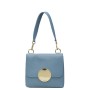 dbramante1928 Vienna Pelle Blu Borsa a tracolla (VICBNFBL5468)