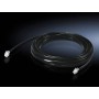 Rittal 7030.091 cavo di rete Nero 1 m (7030091)