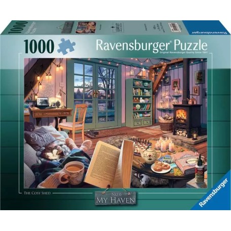 Ravensburger Puzzle 1000 pieces - The cozy cabin 1000 pz Arte (12000050)
