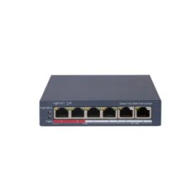 Hikvision DS-3E1106P-EI switch di rete Gestito Fast Ethernet (10/100) Supporto Power over Ethernet (PoE) Grigio