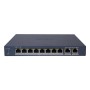 Hikvision DS-3E1310P-EI/M switch di rete Gestito Gigabit Ethernet (10/100/1000) Supporto Power over Ethernet (PoE) Grigio