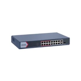 Hikvision DS-3E1318P-EI/M switch di rete Gestito Fast Ethernet (10/100) Supporto Power over Ethernet (PoE) Grigio