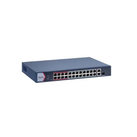 Hikvision DS-3E1326P-EI/M switch di rete Gestito Fast Ethernet (10/100) Supporto Power over Ethernet (PoE) Grigio