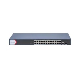 Hikvision DS-3E1526P-EIV2 switch di rete Gestito Gigabit Ethernet (10/100/1000) Supporto Power over Ethernet (PoE) Grigio