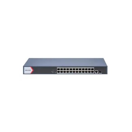 Hikvision DS-3E1526P-EI/M switch di rete Gestito Gigabit Ethernet (10/100/1000) Supporto Power over Ethernet (PoE) Grigio