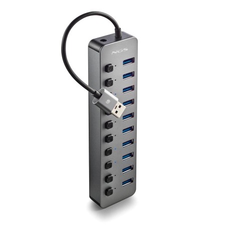 NGS IHUB 10 USB 3.2 Gen 1 (3.1 Gen 1) Type-A 5000 Mbit/s Nero (ihub10)
