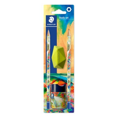 KIT 2 MATITE HB + GOMMA + TEMPERINO (170SBKE2-2)