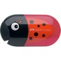 Faber-Castell 183526 temperino Temperamatite manuale Nero, Rosso (183526)