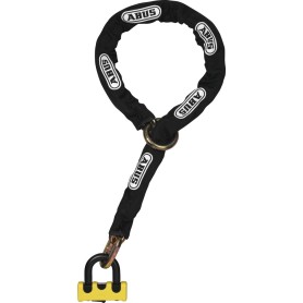 ABUS 58241 antifurto per bicicletta Nero, Giallo 1200 mm Blocco per catena