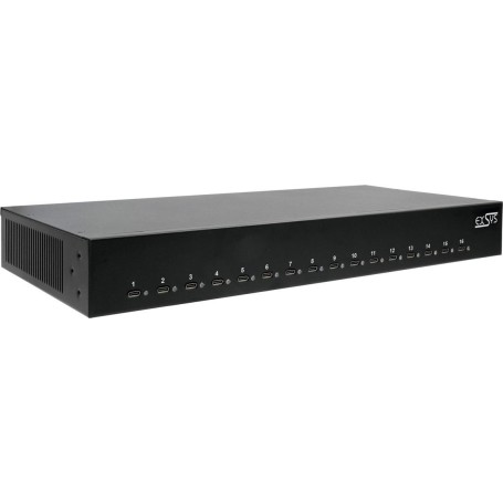 Exsys EX-11017 16-Port Ladestation - 65.000 W - USB Typ C (EX-11017)