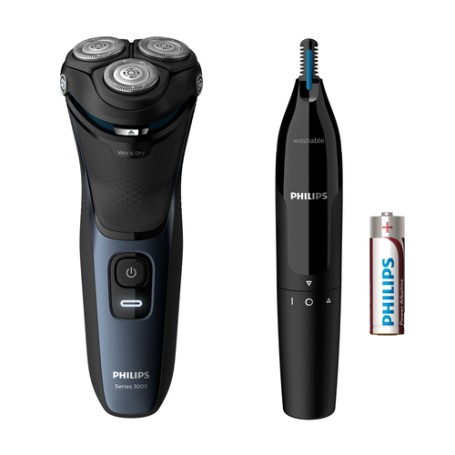 Philips 3000 series Rasoio elettrico Wet & Dry, Serie 3000 (S3134/57)
