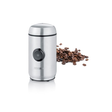 Severin KM 3879 macina caffé 150 W Nero, Acciaio inox