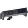 BACHMANN DESK2 2xCEE7/3 USB Schwarz USB Charger C/C 100W GST18 0,2m (BM0025224)