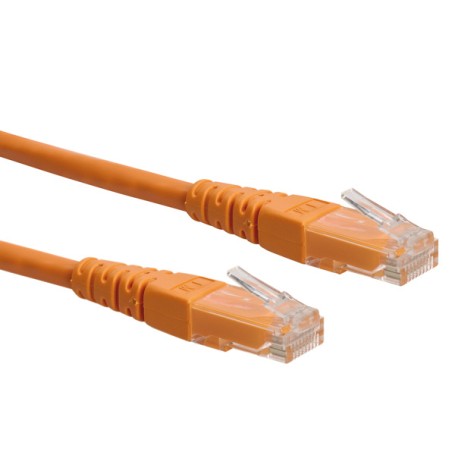ROLINE 5m Cat6 UTP cavo di rete Arancione U/UTP (UTP) (21.15.1567)