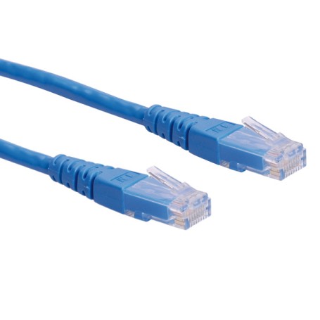 ROLINE 3m Cat6 UTP cavo di rete Blu U/UTP (UTP) (21.15.1554)
