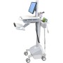 Ergotron StyleView EMR, LiFe Powered, EU Alluminio, Grigio, Bianco Carrello multimediale (SV42-6102-2)