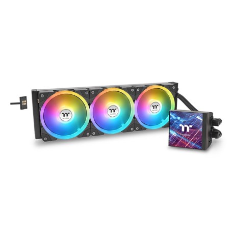 Thermaltake MAGFloe 360 Ultra ARGB Processore Raffreddatore di liquidi tutto in uno 12 cm Nero 1 pz (CL-W432-PL12SW-A)