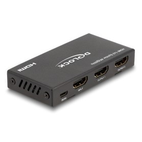 HDMI Splitter 1 x HDMI in zu 2 x HDMI out 4K 60 Hz (schwarz) (18651)