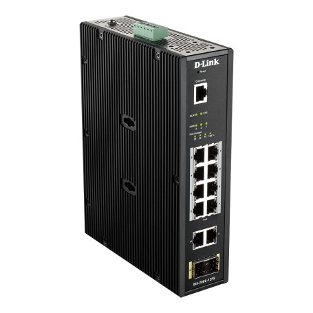 D-Link DIS-200G-12PS switch di rete Gestito L2 Gigabit Ethernet (10/100/1000) Supporto Power over Ethernet (PoE) (DIS-200G-12PS)