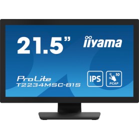 iiyama ProLite T2234MSC-B1S Monitor PC 54,6 cm (21.5") 1920 x 1080 Pixel Full HD Touch screen Nero