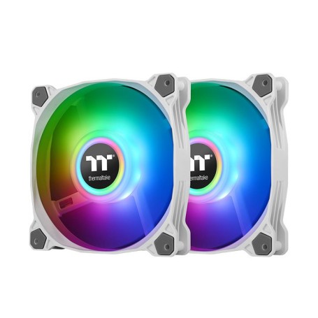 Thermaltake Pure Duo 12 Universale Ventilatore 12 cm Bianco 2 pz (CL-F097-PL12SW-A)